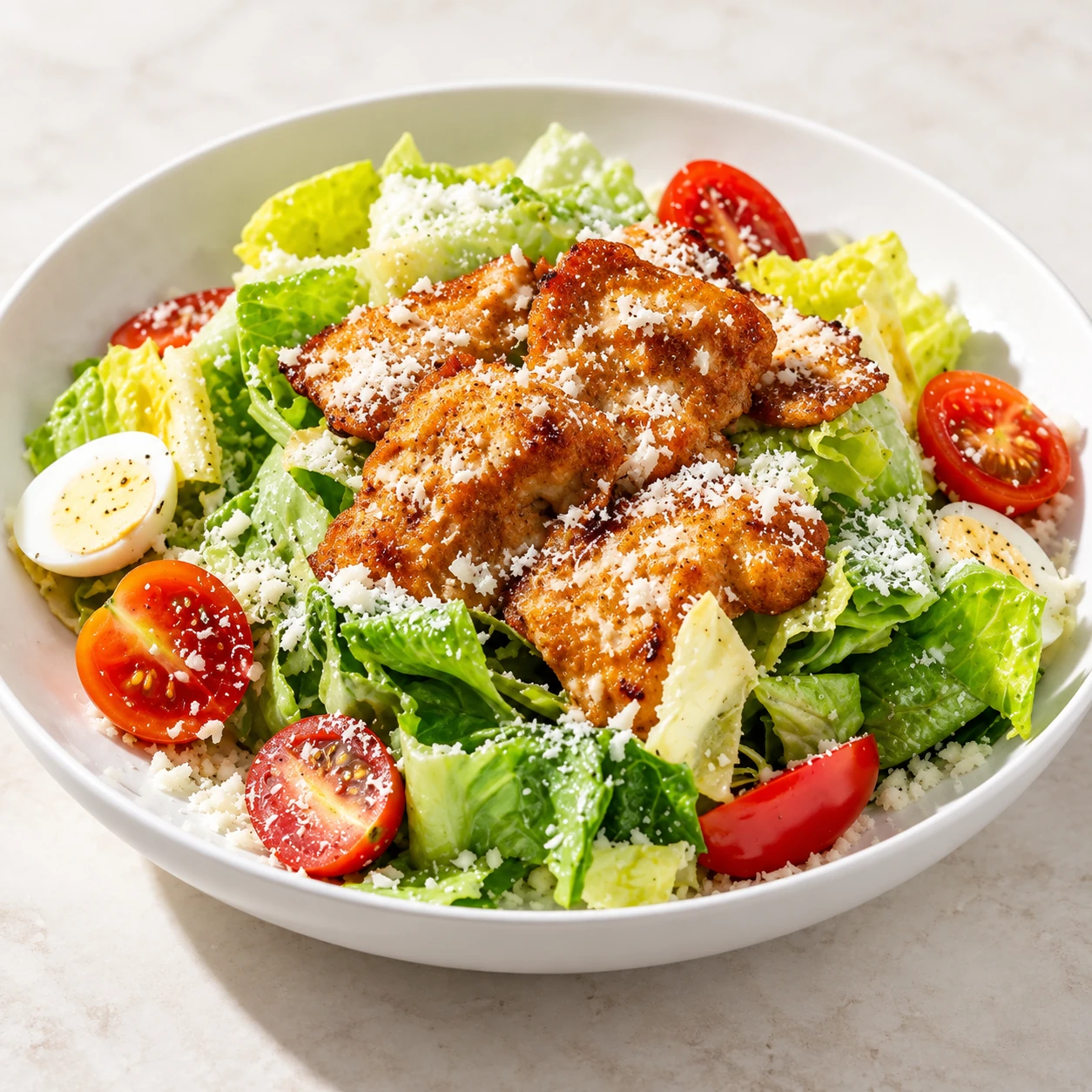 Chicken Caesar Salad · Styled